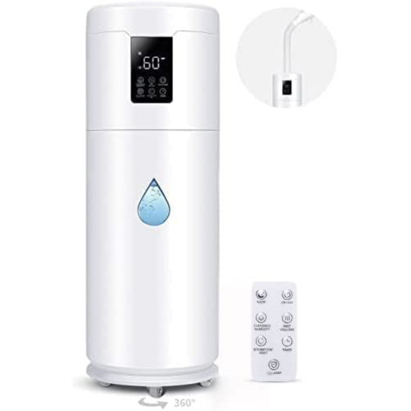 CG INTERNATIONAL TRADING Humidifiers For Large Room Wholehouse Humidifier 2000 Sq.ft.17L/4.5Gal